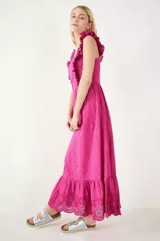 Платье макси Alena Hush, розовый