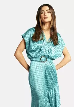 Платье макси Alma en Pena, бирюзовый
