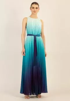 Платье макси Apart, бирюзовый