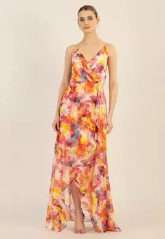 Платье макси Apart, розовый