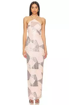 Платье макси ариэль Lovers And Friends, розовый