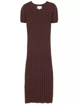 Платье макси Aruba LouLou de Saison, коричневый