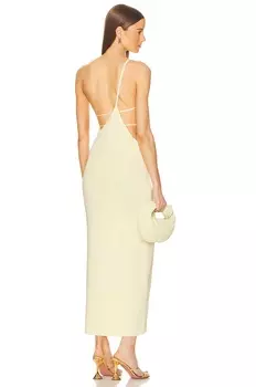 Платье макси Auteur Eden, лаймовый