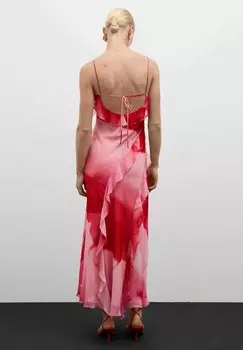 Платье макси AZALEA Mango, розовый