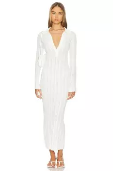 Платье макси азула Ser.O.Ya, цвет porcelain