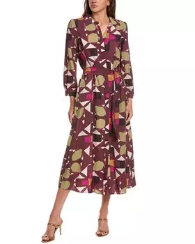 Платье макси ba&sh, фиолетовый