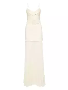 Платье макси Bailey Rebecca Vallance, белый