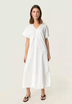 Платье макси BAMONE FLARED CAMPAIGN Soaked in Luxury, белый