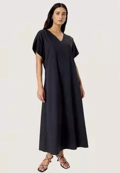 Платье макси BAMONE FLARED CAMPAIGN Soaked in Luxury, черный