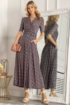 Платье макси Beatrice из джерси Jolie Moi, зеленый