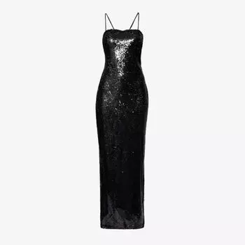 Платье макси Bec с перекрещенной спиной и пайетками 4Th & Reckless, черный