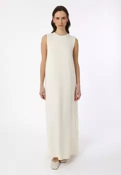 Платье макси BENIN - Jersey dress Modanisa, белый