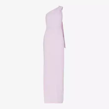 Платье макси bethan на одно плечо из эластичного переработанного полиэстера Whistles, сиреневый