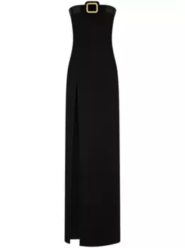 Платье макси без бретелей TOM FORD, черный