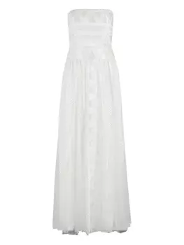 Платье макси без бретелек ERMANNO FIRENZE, белый