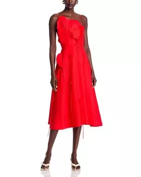 Платье макси без рукавов Butterfly Garden FARM Rio, красный