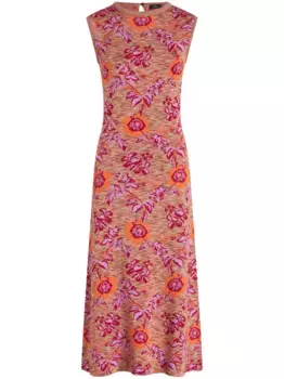 Платье макси без рукавов ETRO, розовый