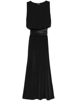 Платье макси без рукавов Giorgio Armani, черный
