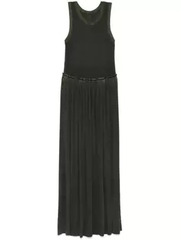 Платье макси без рукавов от Uma Wang, зеленый