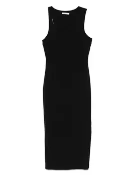 Платье макси без рукавов Patrizia Pepe, черный