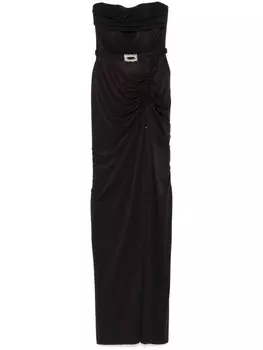 Платье макси без рукавов в стиле корсета NISSA, черный