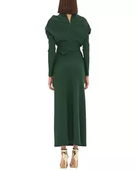 Платье макси BGL, зеленый