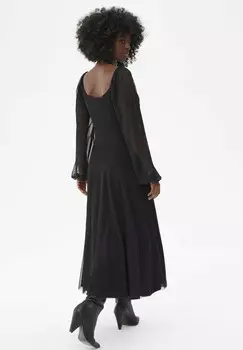 Платье макси blue shadow, черный