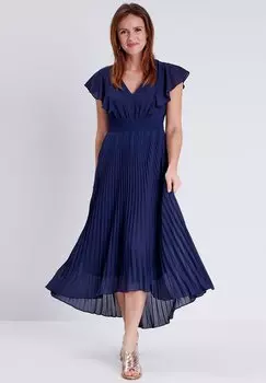 Платье макси Breal, темно-синий