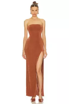 Платье макси Camila Coelho Gracia, цвет Dark Brown