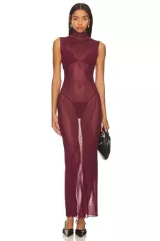 Платье макси Camila Coelho Lagoon, фиолетовый