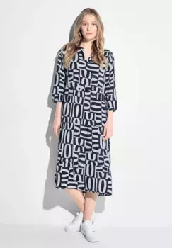 Платье макси Cecil из вискозы, синий