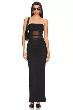 Платье макси celeste Superdown, черный
