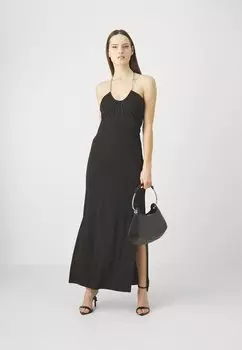 Платье макси Chain Dress Michael Kors, черное
