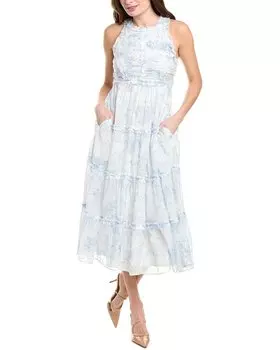 Платье макси Cinq Sept Garden Toile Jude, белый