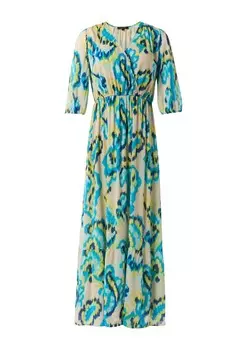 Платье макси COMMA Dress, разноцветный