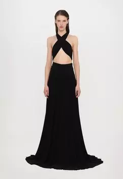 Платье макси CONVERTIBLE GOWN Norma Kamali, черный