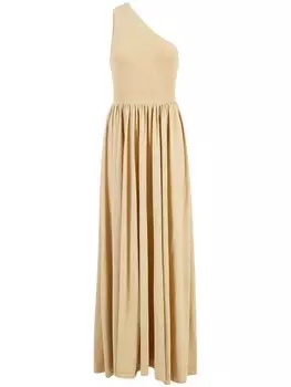 Платье макси Crush ZIMMERMANN, нейтральный цвет
