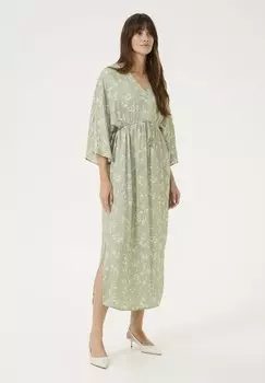 Платье макси CUBILLIE Culture, светло-зеленый