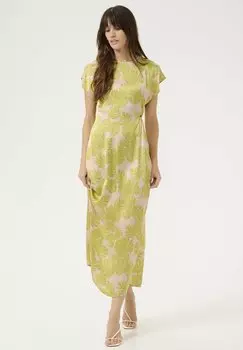 Платье макси Culture, зеленый