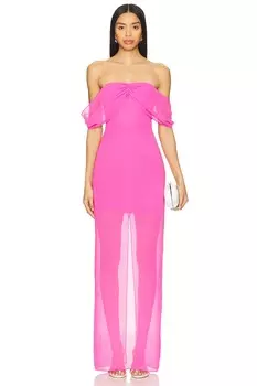 Платье макси Darien Amanda Uprichard, azalea