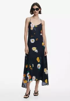 Платье макси Desigual, черный