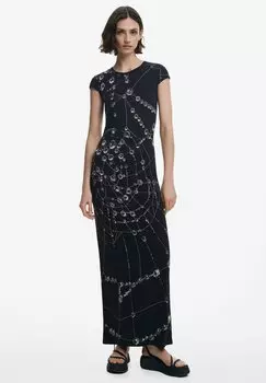 Платье макси Desigual, черный