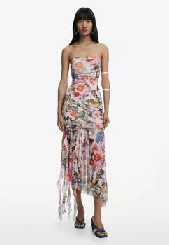 Платье макси Desigual, красный
