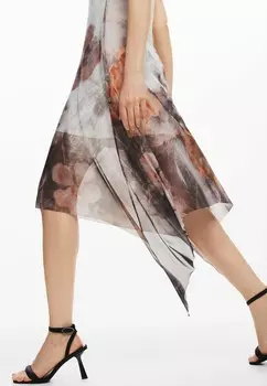 Платье макси Desigual, серый