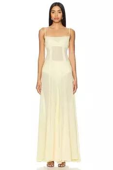 Платье макси dia Camila Coelho, желтый