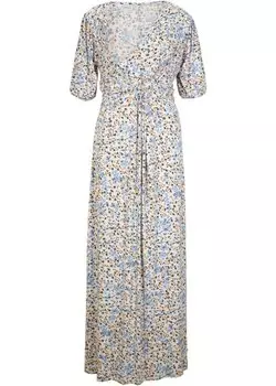 Платье макси для беременных/кормящих Bpc Bonprix Collection, голубой