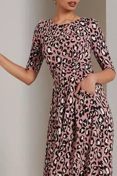 Платье макси Dorothy с рукавами 3/4 Jolie Moi, фиолетовый