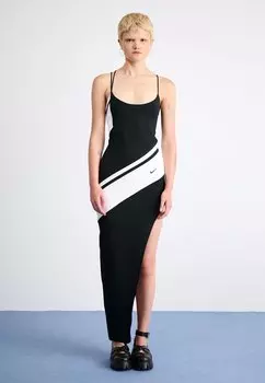 Платье макси Dress Nike, черный