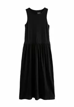 Платье макси DROP WAIST LENGTH - Jersey dress Next, черный
