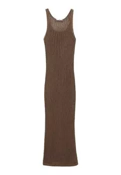 Платье макси DUGA - Jumper dress Mango, коричневый